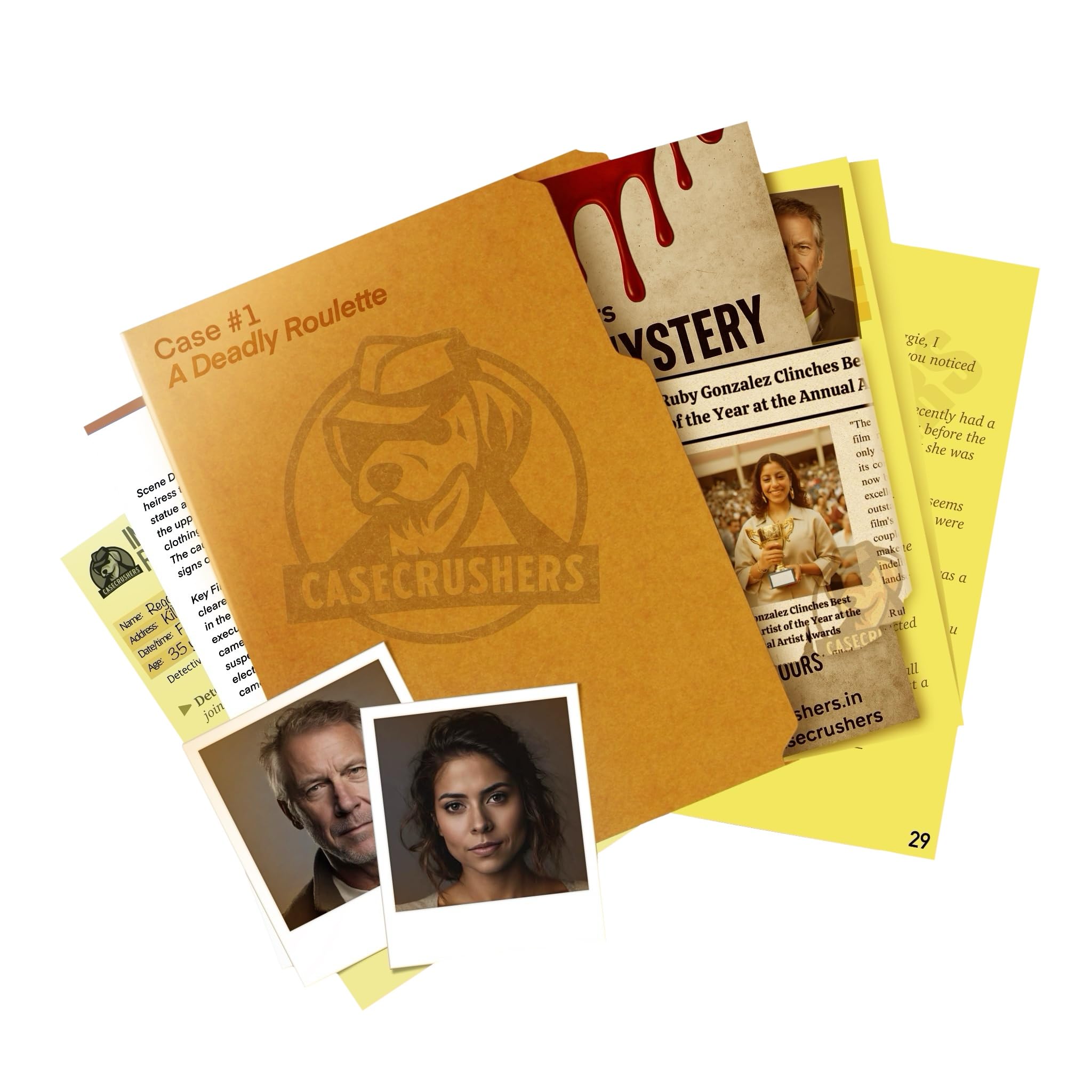 Buy CASECRUSHERS Murder Mystery Game – Case #1 Bullet Under